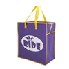 Free sample High Quality Promotional Eco Friendly Custom Print Non Woven Reusable Folding Shopping Bag zipper bag