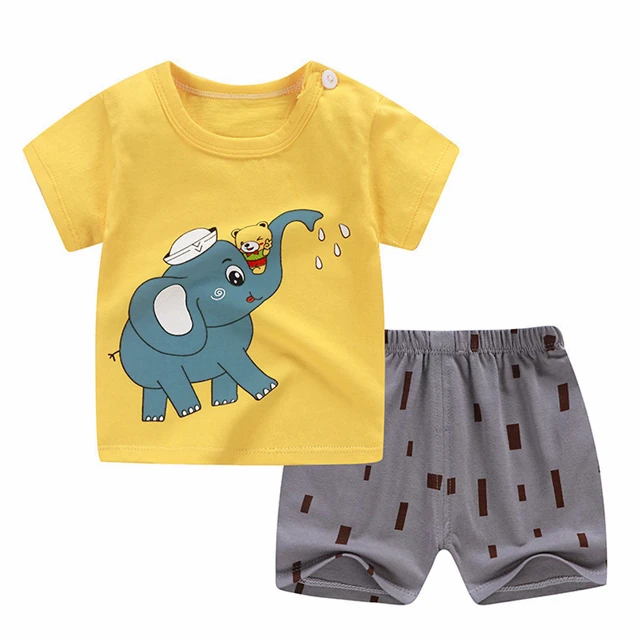 Cartoon Cotton T-shirt and Shorts Summer Clothing Sets Cotton 2pcs Suit Print 2021 New Little Baby Boys Girls Kids Casual Outfit, 18
Cartoon Cotton T-shirt and Shorts Summer Clothing Sets Cotton 2pcs Suit Print 2021 New Little Baby Boys Girls Kids Casual Outfit, 18