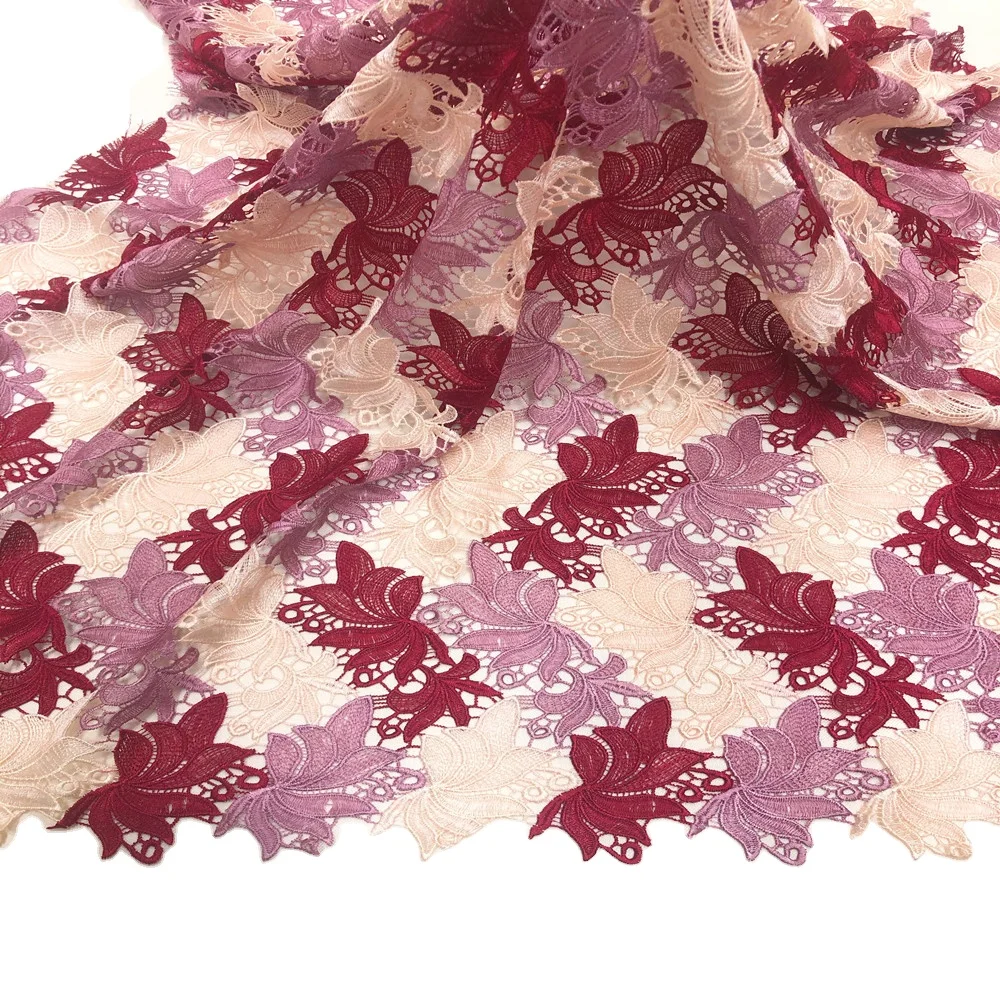 Factory Direct Sale New Style African guipure chemical lace fabric cord lace customized floral guipure embroidery lace fabric
Factory Direct Sale New Style African guipure chemical lace fabric cord lace customized floral guipure embroidery lace fabric
