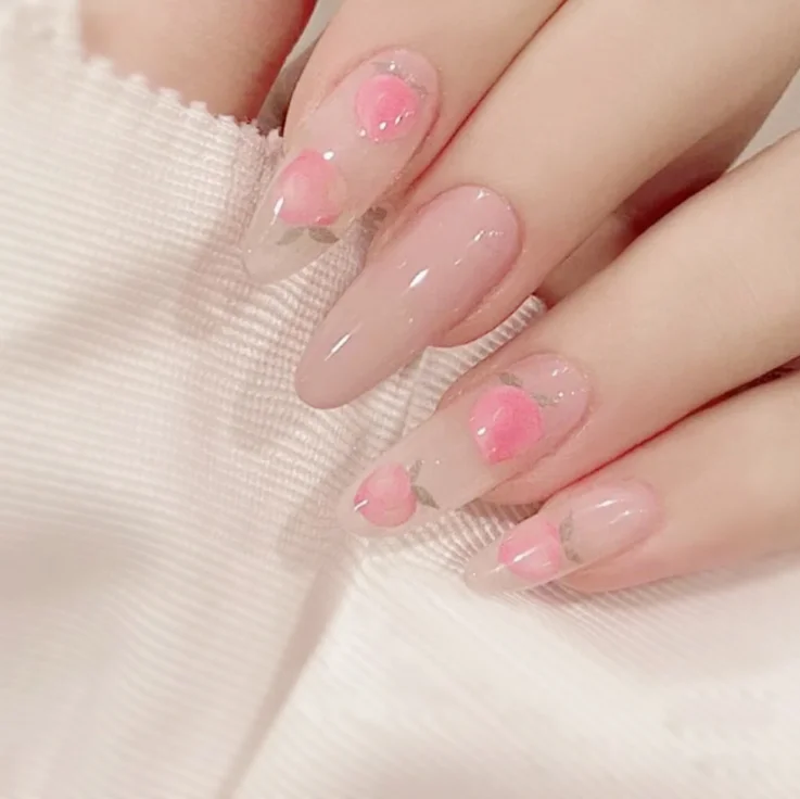 Peach design bundle of press on nails bulk press on nails with press on nail tape
Peach design bundle of press on nails bulk press on nails with press on nail tape
