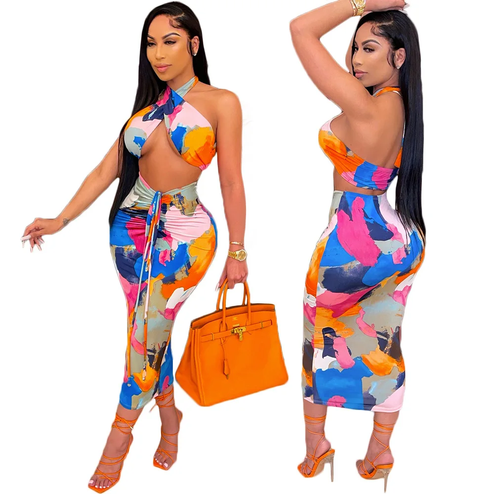 DY6642 2021 new arrival 2 piece ladies set women clothing tie dye sexy two piece backless sleeveless women dress set
DY6642 2021 new arrival 2 piece ladies set women clothing tie dye sexy two piece backless sleeveless women dress set