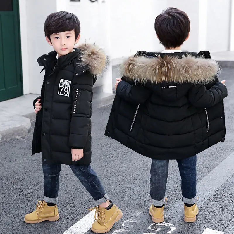 Children New Fashion Winter Outwear For Boys Warm Hooded Long Coat 90% Cotton Baby Casual Jackets Clothes for Boys Kids Parkas
Children New Fashion Winter Outwear For Boys Warm Hooded Long Coat 90% Cotton Baby Casual Jackets Clothes for Boys Kids Parkas