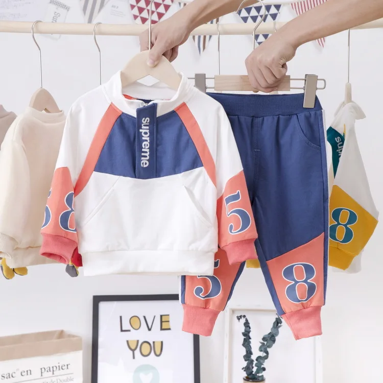 Hot selling colorful kids clothing 2pcs wholesale unisex children's clothes, Pink/blue/yellow
Hot selling colorful kids clothing 2pcs wholesale unisex children's clothes, Pink/blue/yellow