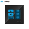 Smart touch screen electrical infrared remote control cuitain switch for home automation