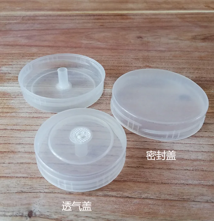 Ml Plant Tissue Culture Glass Container Bottle Jar With Plastic Lid