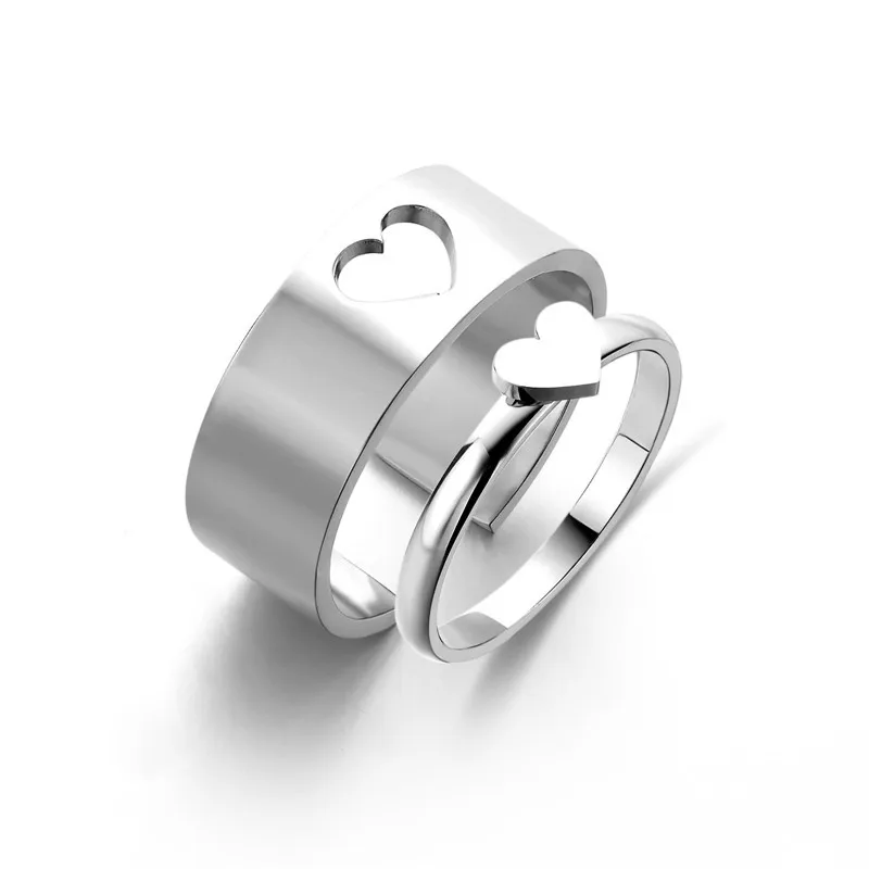 Couple Matching Rings Women Wedding Jewelry 2Pcs/Set Stainless Steel Hollow Cross Butterfly Heart Couple Rings For Party Gifts
Couple Matching Rings Women Wedding Jewelry 2Pcs/Set Stainless Steel Hollow Cross Butterfly Heart Couple Rings For Party Gifts