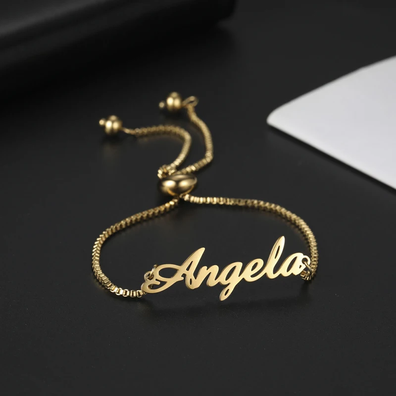 Lateefah OEM Women Baby Girls Jewelry Stainless Steel Letter Initial Chain Bracelets Personalized Custom Name Bracelet
Lateefah OEM Women Baby Girls Jewelry Stainless Steel Letter Initial Chain Bracelets Personalized Custom Name Bracelet