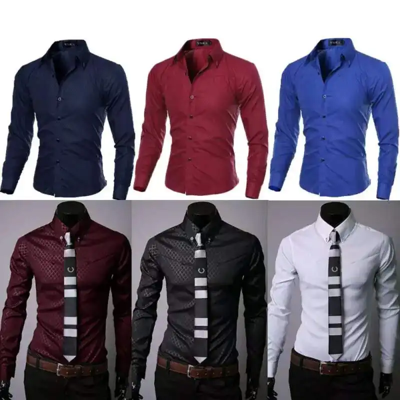 Men Plaid Shirts M-5XL New Mens Dress Shirts Long Sleeve Slim Casual Black White Social Male Clothes
Men Plaid Shirts M-5XL New Mens Dress Shirts Long Sleeve Slim Casual Black White Social Male Clothes