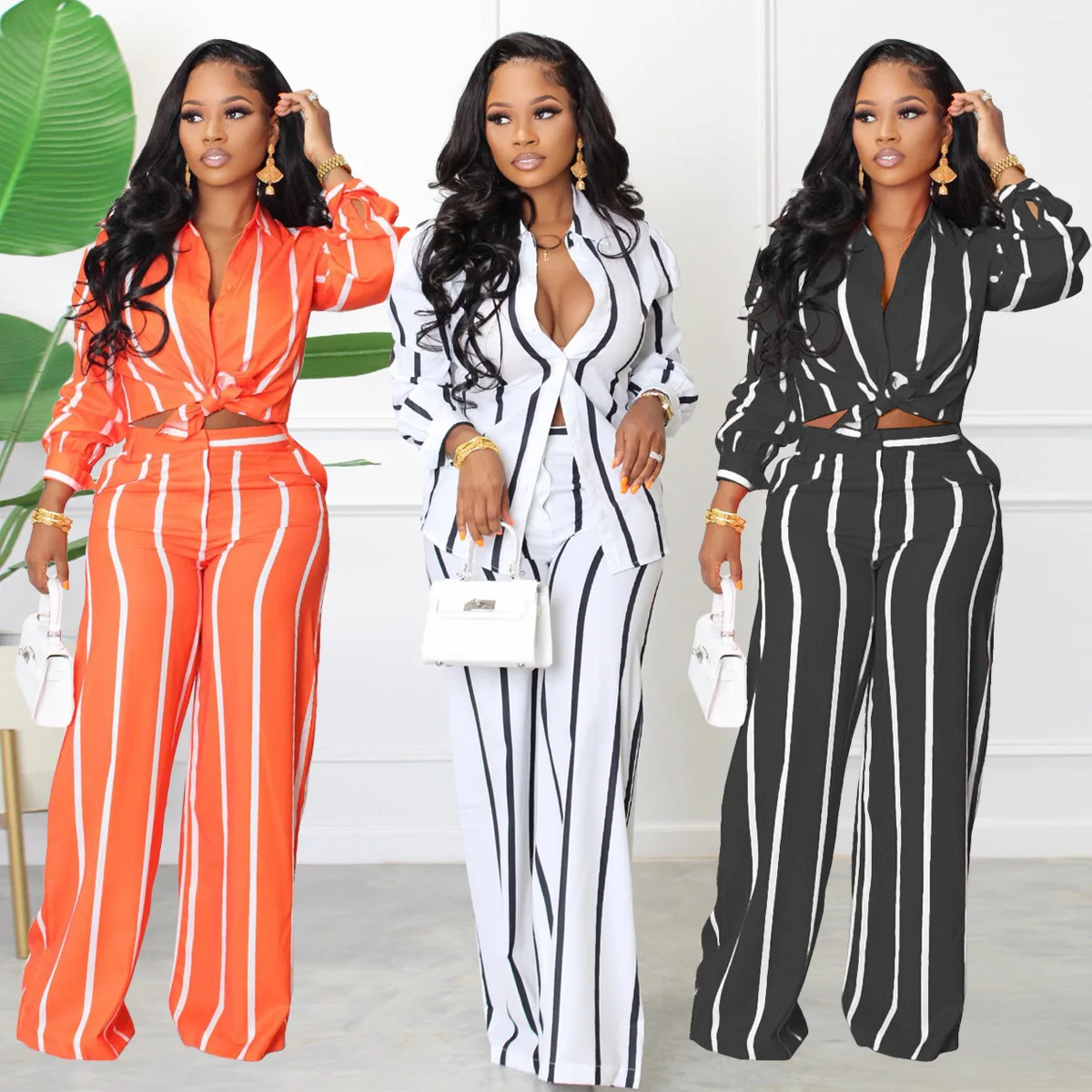 Fashion Womens Fall Clothing 2022 Fall Autumn Women Ladies 2 Piece Pants Sets Striped Shirt New Arrival Women Fall Sets 2022
Fashion Womens Fall Clothing 2022 Fall Autumn Women Ladies 2 Piece Pants Sets Striped Shirt New Arrival Women Fall Sets 2022