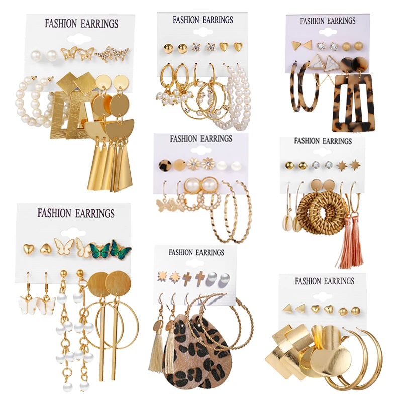 Mixed Gold Pearl Tassel Acetate Dangle Hoop Earring Earrings Set Butterfly Heart Flower Ear Jewelry for women
Mixed Gold Pearl Tassel Acetate Dangle Hoop Earring Earrings Set Butterfly Heart Flower Ear Jewelry for women