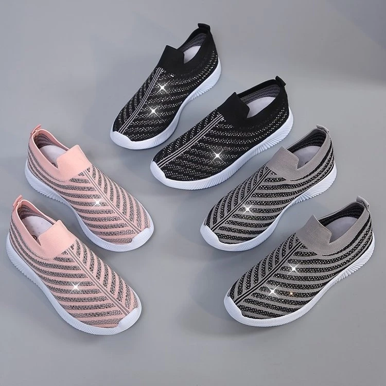 Latest Design Fly Knitting Women Sneakers Girl Running Sports Shoes, Customized
Latest Design Fly Knitting Women Sneakers Girl Running Sports Shoes, Customized