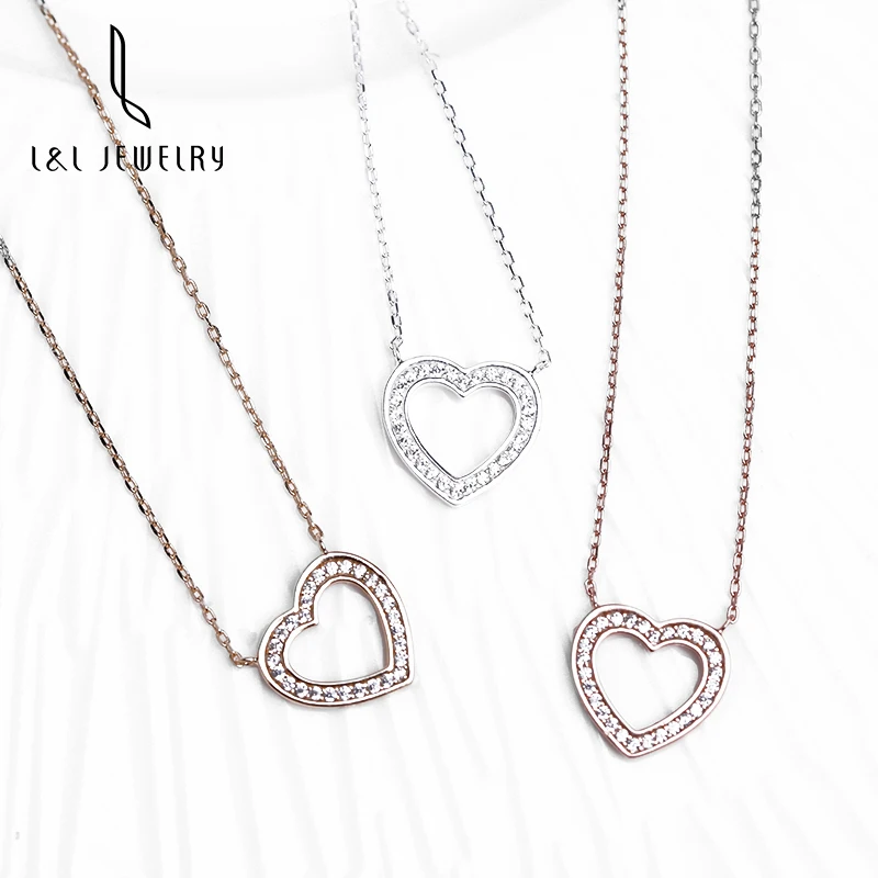 Cheap Hot Sale Top Quality 925 Silver inlaid with CZ Cubic Zircon Heart pendent Necklace, Silver&gold&rose gold
Cheap Hot Sale Top Quality 925 Silver inlaid with CZ Cubic Zircon Heart pendent Necklace, Silver&gold&rose gold