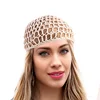 New Bulk Multicolor Net Sleeping Cap Hair Soond Net Hat Bun Cover Hair Snood Women Crochet Snood Hat Polyester Hair Net FW-11