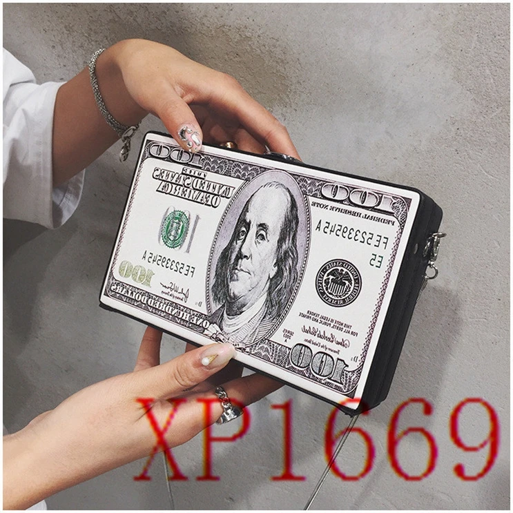 XP1669 2021 summer new ins personality creative box bag retro chain messenger dollar dollar bag
XP1669 2021 summer new ins personality creative box bag retro chain messenger dollar dollar bag