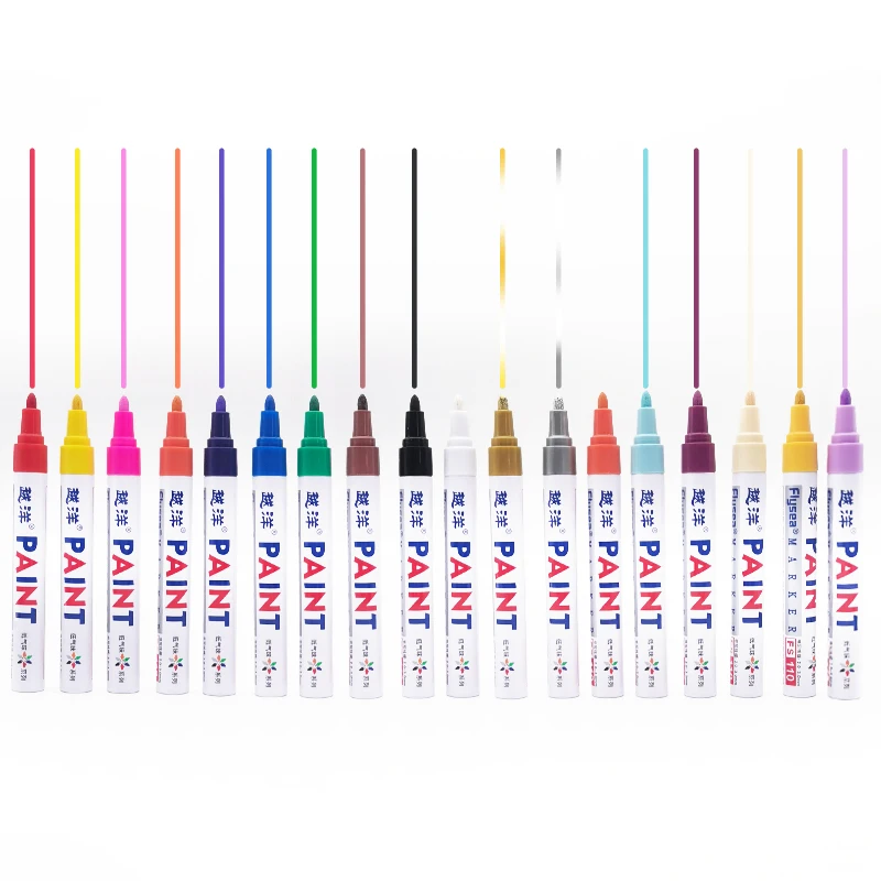 Oil-based Anti-fading Coating Diy Paint Marker Permanent Tire Marker Pen White Marker For Metal
Oil-based Anti-fading Coating Diy Paint Marker Permanent Tire Marker Pen White Marker For Metal