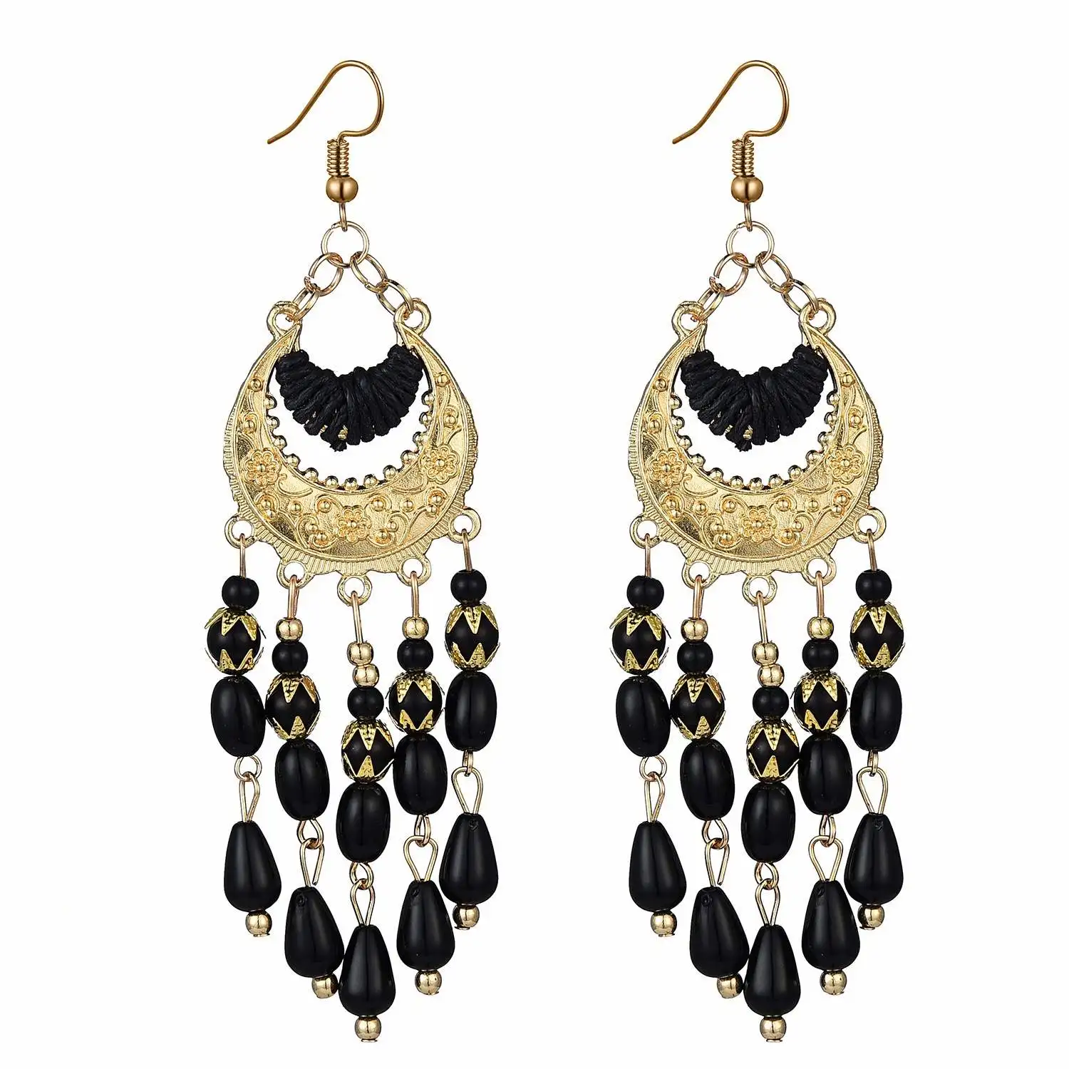 Jhsport Long Tassel Rice Bead Earrings Retro Ethnic Style Women's Earrings, Picture
Jhsport Long Tassel Rice Bead Earrings Retro Ethnic Style Women's Earrings, Picture