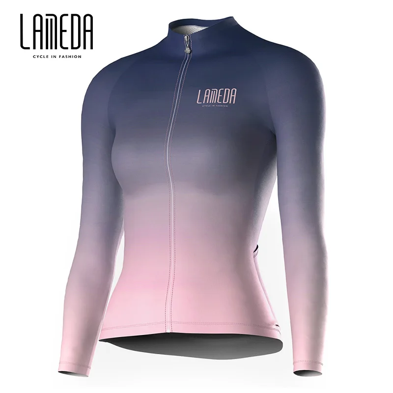 LAMEDA Full Zip Women Long Sleeve Riding Tops Custom Bike Clothing Cycling Wear, Black pink
LAMEDA Full Zip Women Long Sleeve Riding Tops Custom Bike Clothing Cycling Wear, Black pink