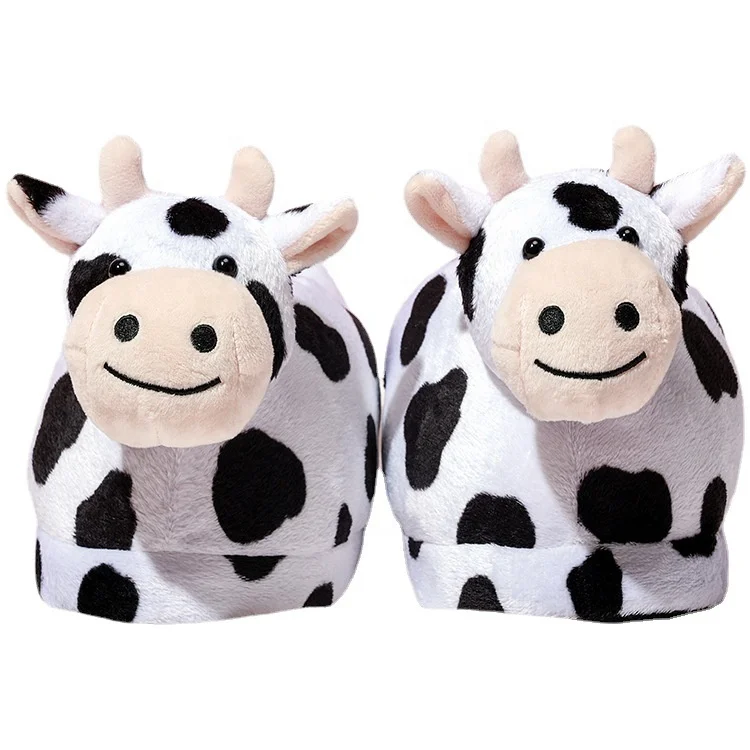 New manufacturers spot cartoon cute plush cow warm thick slippers anti slip comfortable manufacturers wholesale, Picture
New manufacturers spot cartoon cute plush cow warm thick slippers anti slip comfortable manufacturers wholesale, Picture