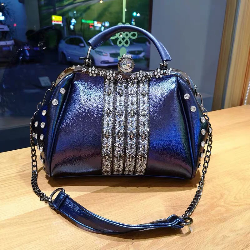 Brand Rhinestones Women's Handbags Female Shoulder bag designer Luxury Lady Tote Large Capacity Zipper Handbag for Women, 4 colors
Brand Rhinestones Women's Handbags Female Shoulder bag designer Luxury Lady Tote Large Capacity Zipper Handbag for Women, 4 colors