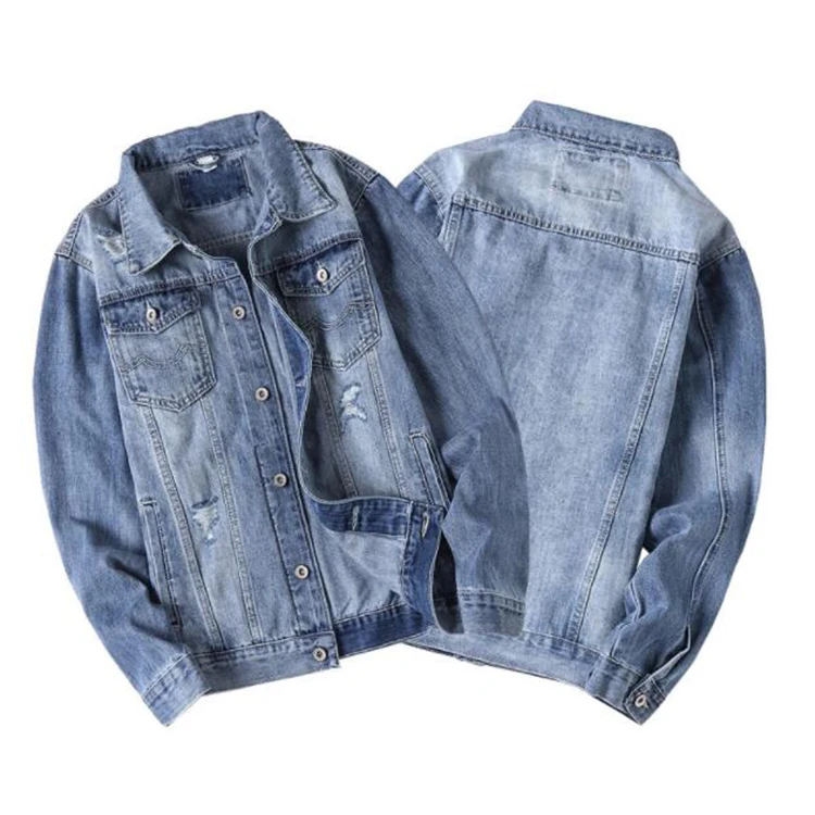 Spring Men Denim Jacket Casual Slim Long Sleeve Jean Jacket Coat With Multi Pocket Fashion Classic Blue Jackets
Spring Men Denim Jacket Casual Slim Long Sleeve Jean Jacket Coat With Multi Pocket Fashion Classic Blue Jackets
