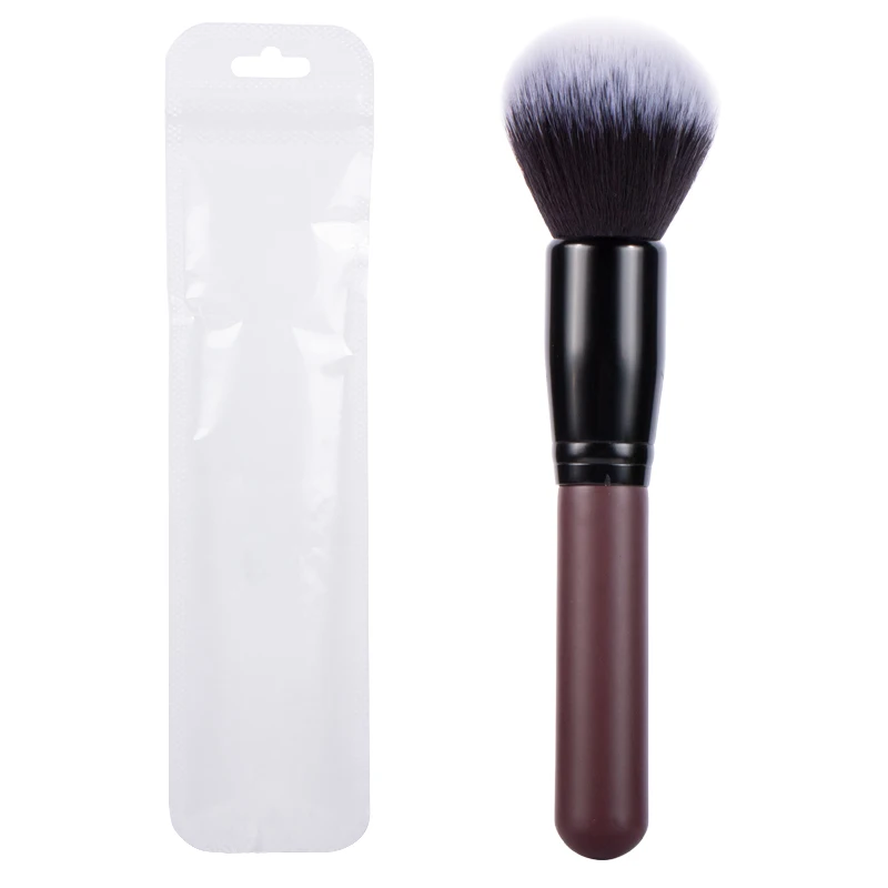 Fashion Single Wine Red Powder Brush Cosmetic Brush Cosmetics foundation Brush custom logo
Fashion Single Wine Red Powder Brush Cosmetic Brush Cosmetics foundation Brush custom logo