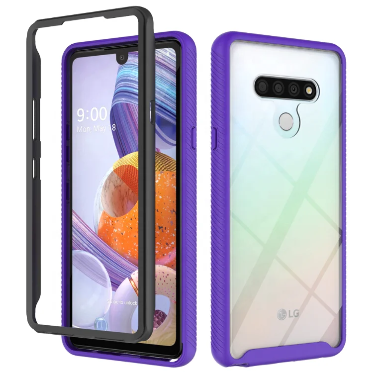 Reinforced Corner Soft TPU Strong Shockproof Transparent Hard PC Back Cover Cellphone Case for LG K31/K40s/Aristo 5+/Stylo 6, Black, purple, blue, red, white, sky blue
Reinforced Corner Soft TPU Strong Shockproof Transparent Hard PC Back Cover Cellphone Case for LG K31/K40s/Aristo 5+/Stylo 6, Black, purple, blue, red, white, sky blue