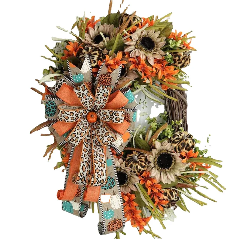 New product simulation plant decoration wreath sunflower door hanging Christmas decorations
New product simulation plant decoration wreath sunflower door hanging Christmas decorations