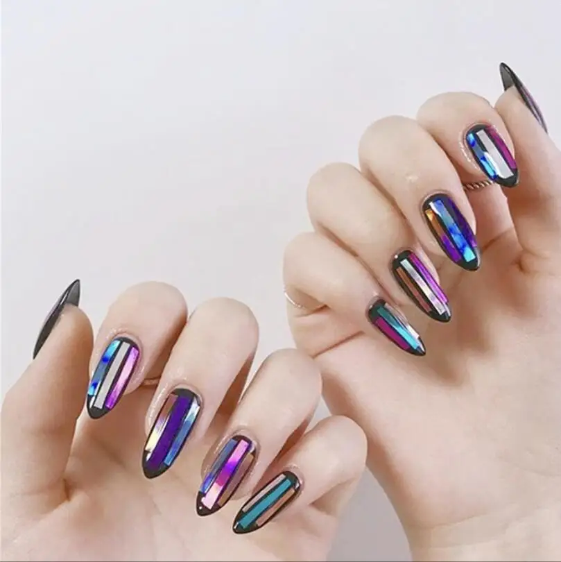 ZY0097B Top selling custom nail art stickers laser nail wraps korean gel nail sticker for women, Multiple colour
ZY0097B Top selling custom nail art stickers laser nail wraps korean gel nail sticker for women, Multiple colour