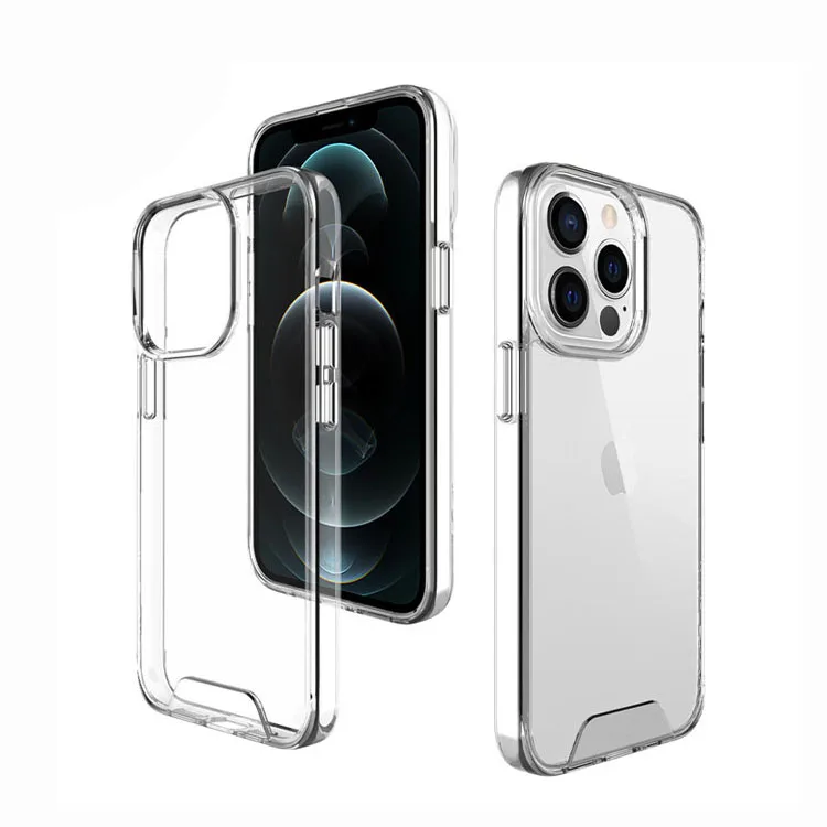 Drop Protection TPU Bumper PC Back Cover Clear Transparent Mobile Phone Cover for iPhone 13 Pro Max
Drop Protection TPU Bumper PC Back Cover Clear Transparent Mobile Phone Cover for iPhone 13 Pro Max