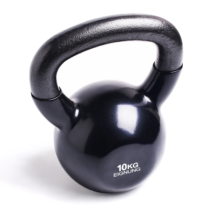 

Home Cast Iron Kettle Bell 4KG to 32KG Strength Training Hot Sale Portable Power Training Kettlebell, Silver gray, blue, red, pink