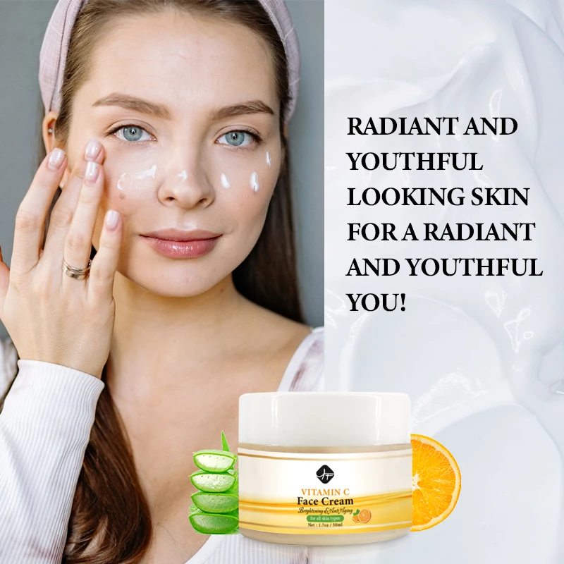 Natural Vitamin C & Aloe Veramoisturizer Moisturizing Green Tea Whitening Skin Anti-aging Vitamin C Face cream
Natural Vitamin C & Aloe Veramoisturizer Moisturizing Green Tea Whitening Skin Anti-aging Vitamin C Face cream