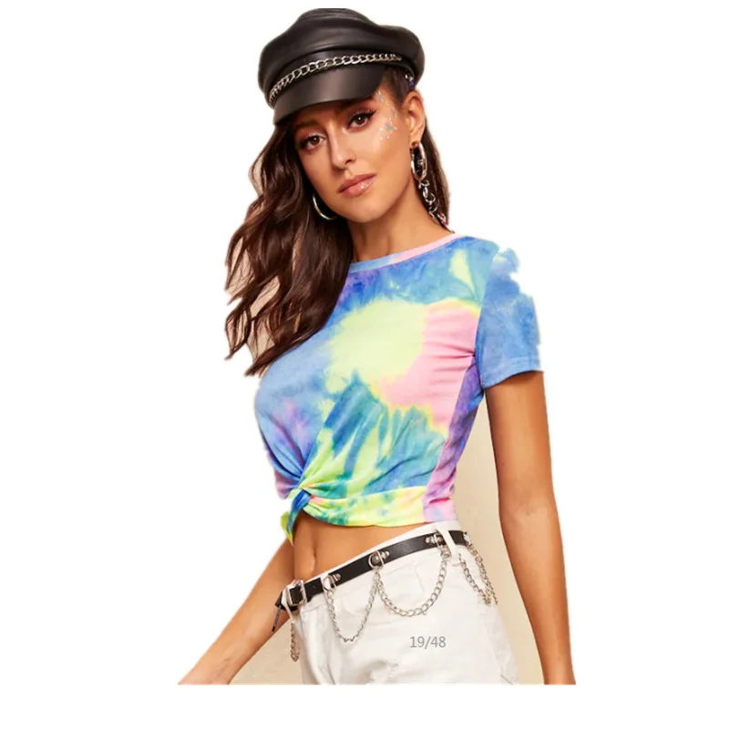 Printing And Dyeing Manufacturers Wholesale Round Collar Slim Navel Women's Plus Size T-shirts, Picture
Printing And Dyeing Manufacturers Wholesale Round Collar Slim Navel Women's Plus Size T-shirts, Picture