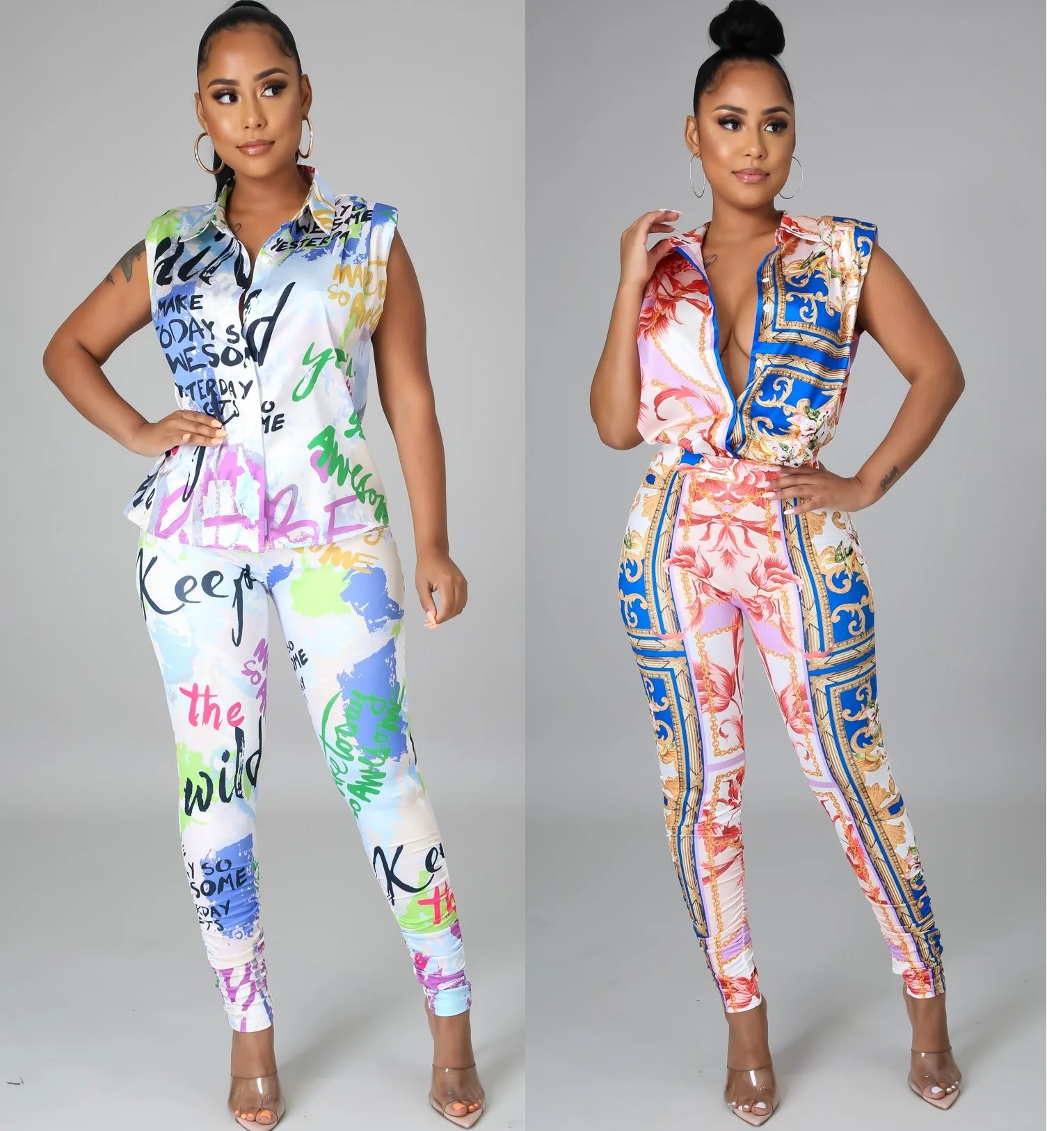 Wholesale clothing vendor two piece set women clothing Manufacturer two piece pants set
Wholesale clothing vendor two piece set women clothing Manufacturer two piece pants set