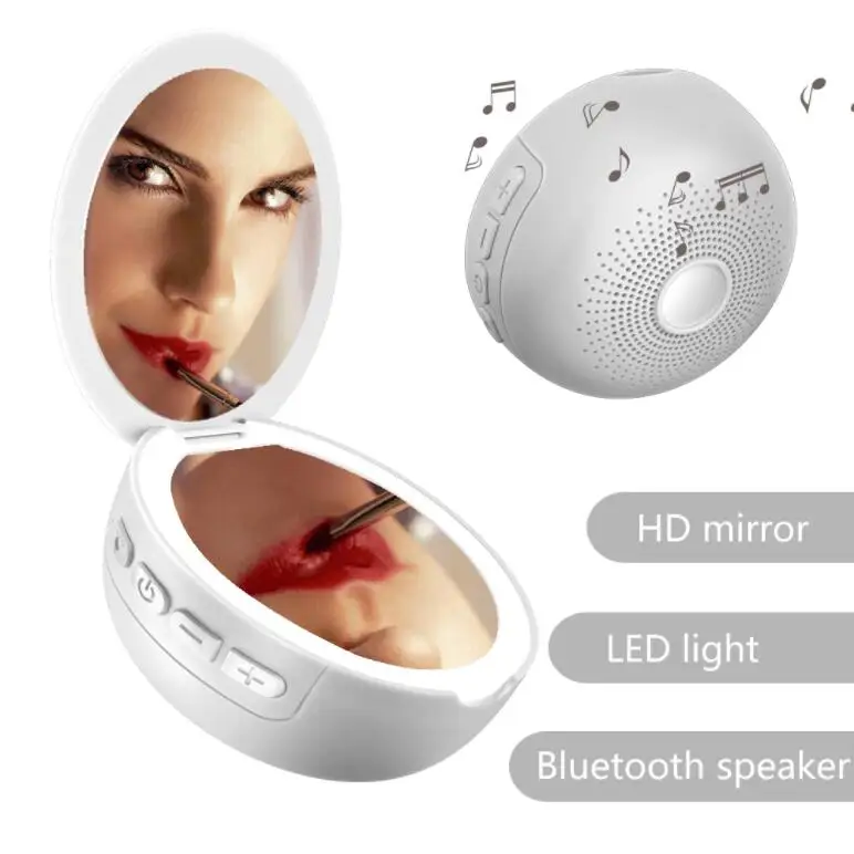 3 In 1 Pocket Wireless Speaker With Folding LED Fill Light M6 Makeup Cosmetic Mirror
3 In 1 Pocket Wireless Speaker With Folding LED Fill Light M6 Makeup Cosmetic Mirror