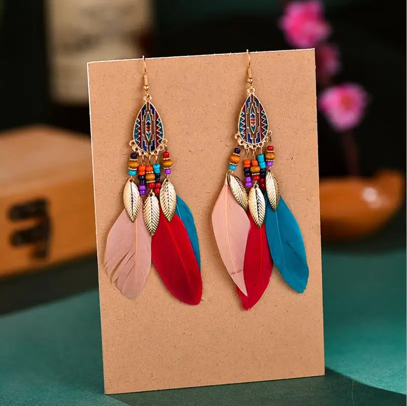 2021 wholesale fashion luxury Feather Earrings Summer Jewelry Ethnic Alloy Hollow Dream Catcher Drop Dangle
2021 wholesale fashion luxury Feather Earrings Summer Jewelry Ethnic Alloy Hollow Dream Catcher Drop Dangle