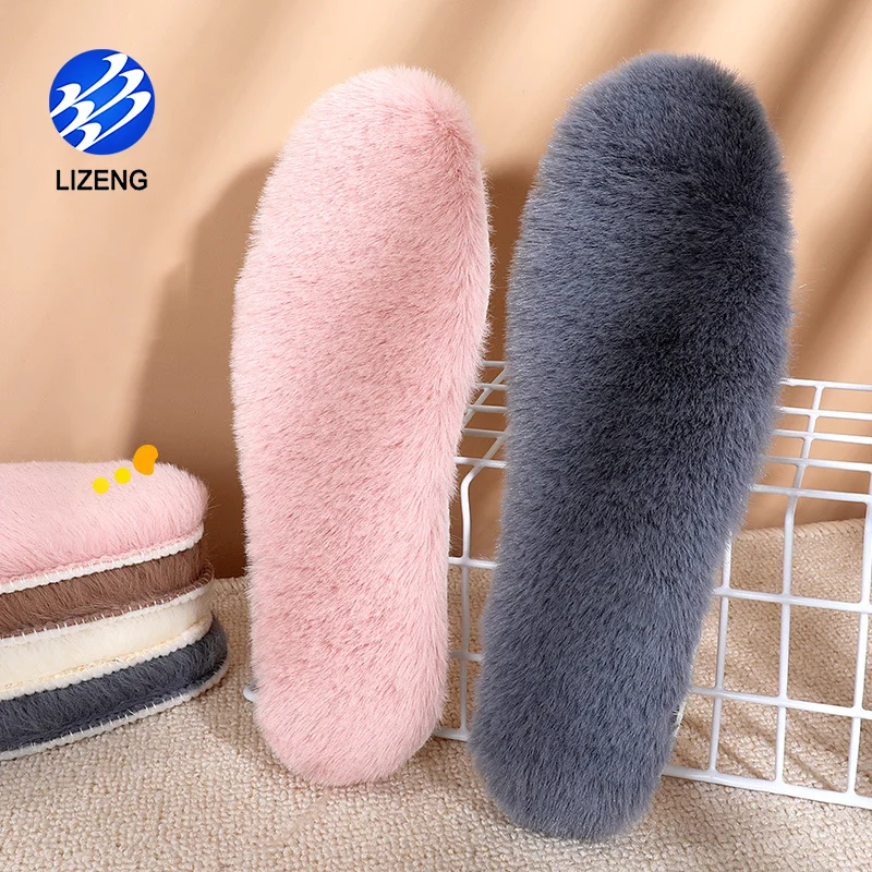 Winter Cozy Fluffy Faux Rabbit Hair Unisex Soft Warm Wool Insoles For Winter Boots, Gray ivory pink
Winter Cozy Fluffy Faux Rabbit Hair Unisex Soft Warm Wool Insoles For Winter Boots, Gray ivory pink