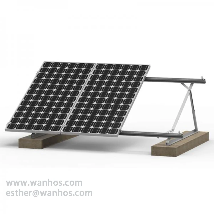Solar Flat Roof Mounting System Real Scene Solar Flat Roof Mounting System Real Scene
