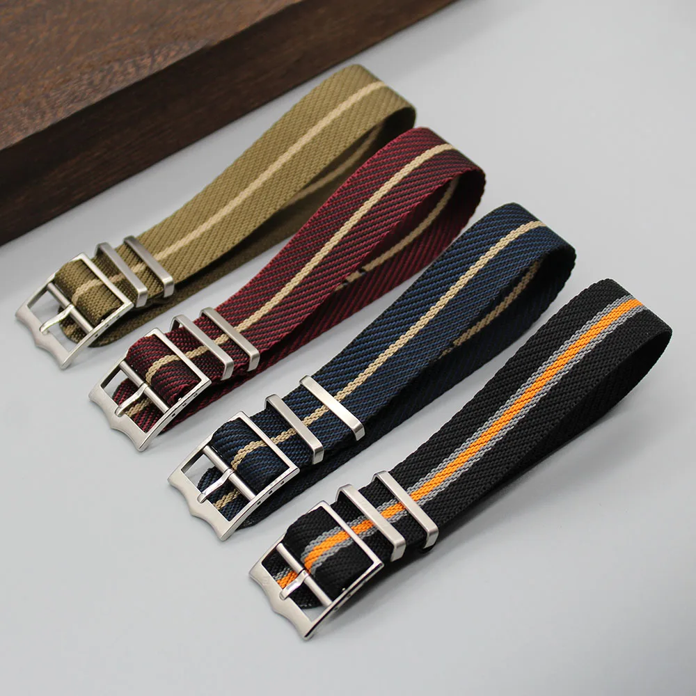 Wholesale Bulk Black Green Cream Slanted Woven Nylon Watch Band 18 19 20 21 22 mm Stocked Adjustable Nato Strap
Wholesale Bulk Black Green Cream Slanted Woven Nylon Watch Band 18 19 20 21 22 mm Stocked Adjustable Nato Strap