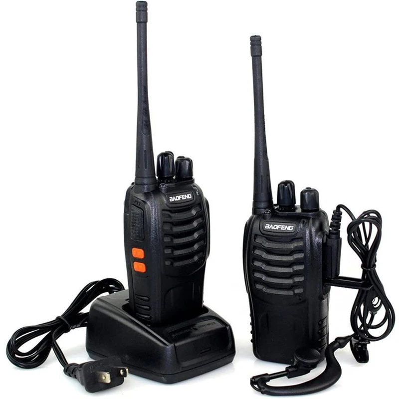 

Orignal Long Distance Mini Handheld 2 Way Radios Walkie Talkies Baofeng BF 888s UHF 400-470mhz 16 Channel 1500mah Walkie talkie