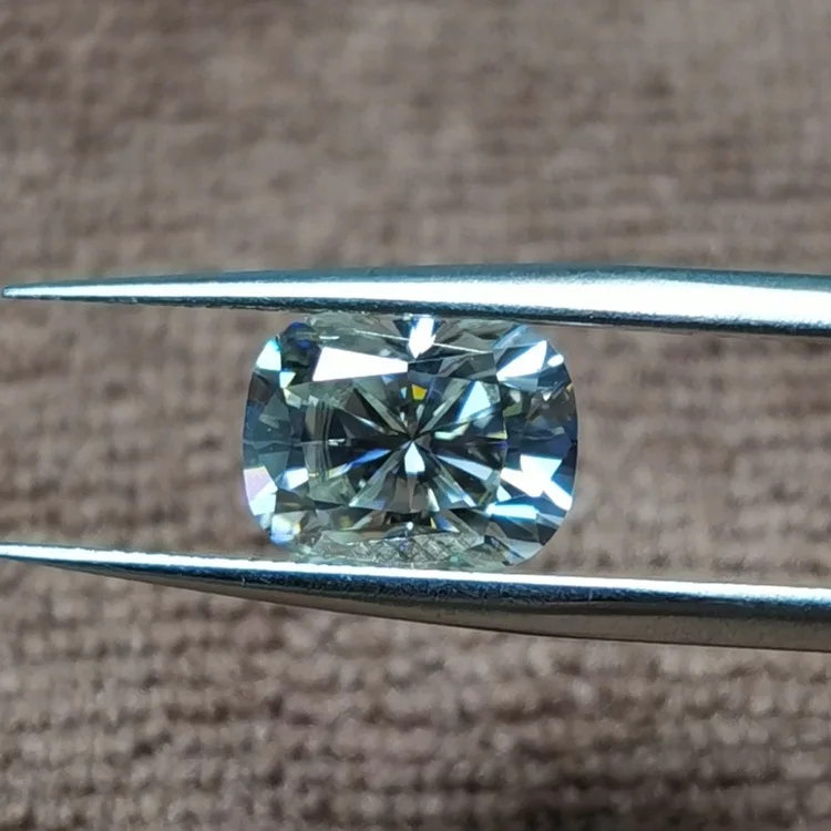 DEW 3.0 carat cushion cut gemstones synthetic white moissanite diamond stones, Attractive
DEW 3.0 carat cushion cut gemstones synthetic white moissanite diamond stones, Attractive