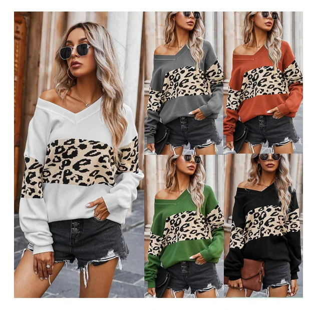 Foma Clothing New Arrival Fall and Winter Leopard Sweaters Printed Long Sleeve Women's Sweaters
Foma Clothing New Arrival Fall and Winter Leopard Sweaters Printed Long Sleeve Women's Sweaters