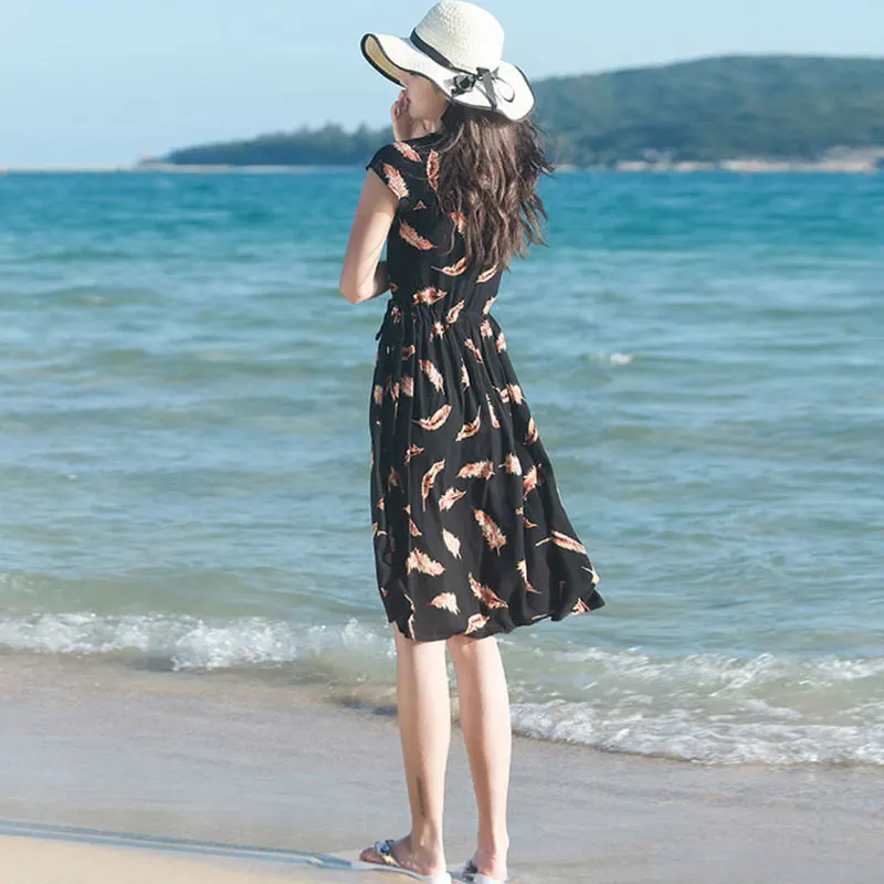 High-end pure cotton silk bohemian dress women summer dress fashion artificial cotton floral beach skirt Thailand, Picture color
High-end pure cotton silk bohemian dress women summer dress fashion artificial cotton floral beach skirt Thailand, Picture color