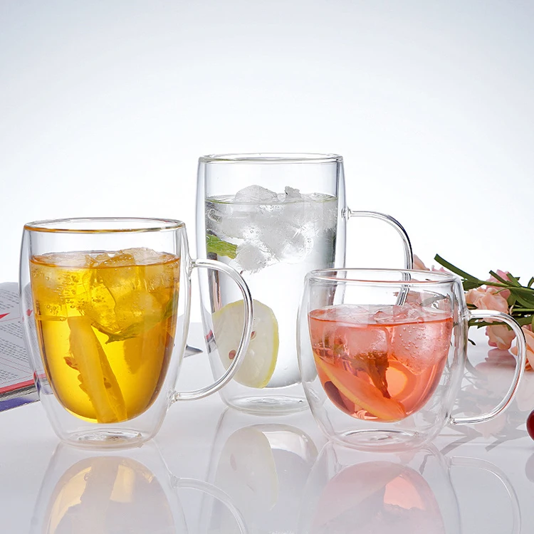 250ml double layer reusable glass milk/coffee/tea cup coffee cup glass mug, Transparent
250ml double layer reusable glass milk/coffee/tea cup coffee cup glass mug, Transparent