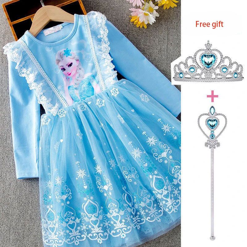 Wholesale children's clothing, princess autumn and winter Aisha dress little girl long sleeve dress girl dress, Picture shows
Wholesale children's clothing, princess autumn and winter Aisha dress little girl long sleeve dress girl dress, Picture shows