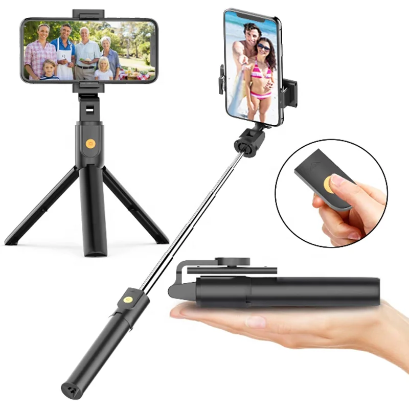 2021Portable Wireless Blutooth Remote Extendable mini Tripod monopod mobile phone stand holder Selfie Stick for iPhone 12 12pro
2021Portable Wireless Blutooth Remote Extendable mini Tripod monopod mobile phone stand holder Selfie Stick for iPhone 12 12pro