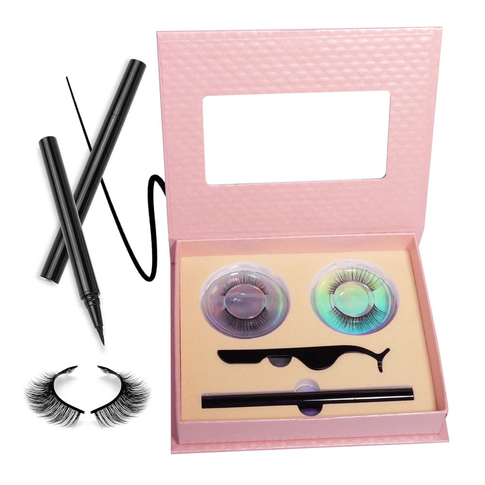 Wholesale Eyelash Waterproof Self-adhesive Eyeliner 2 Pairs Eyelashes kit With Tweezers
Wholesale Eyelash Waterproof Self-adhesive Eyeliner 2 Pairs Eyelashes kit With Tweezers