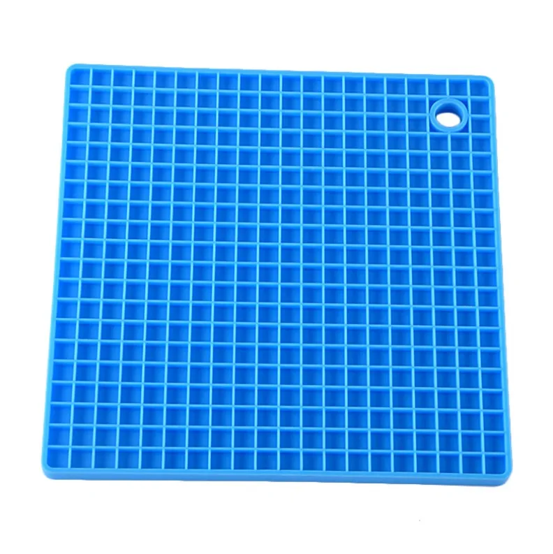 Heat resistant silicone pot mat non-slip pot holder placemat baking mat silicone, Multi
Heat resistant silicone pot mat non-slip pot holder placemat baking mat silicone, Multi