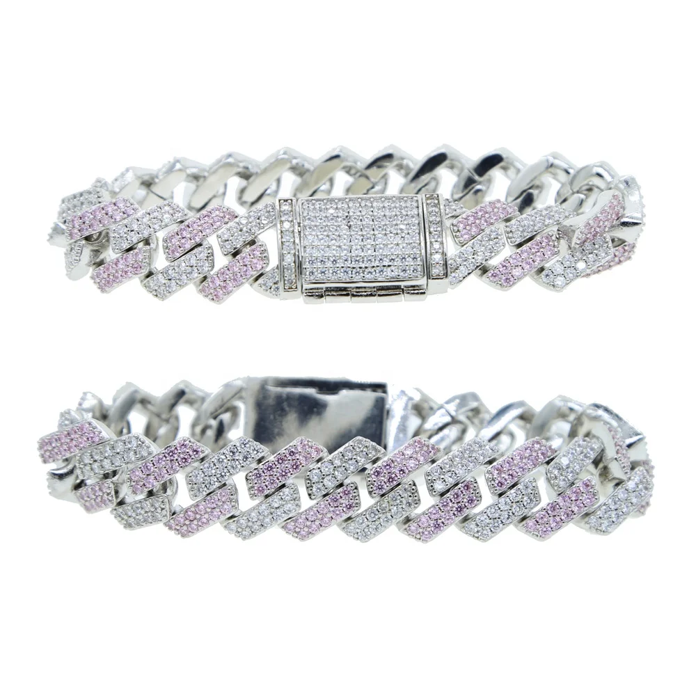 2020 Bulk women men cuban chain with rainbow cz paved hip hop bracelet bangle jewelry design for party wedding jewelry wholesale
2020 Bulk women men cuban chain with rainbow cz paved hip hop bracelet bangle jewelry design for party wedding jewelry wholesale