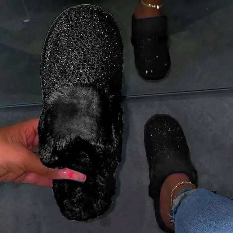Women's Hot sale lady beach slides New style girls diamond Shoes crystal Slippers Women flat glitter sandals
Women's Hot sale lady beach slides New style girls diamond Shoes crystal Slippers Women flat glitter sandals