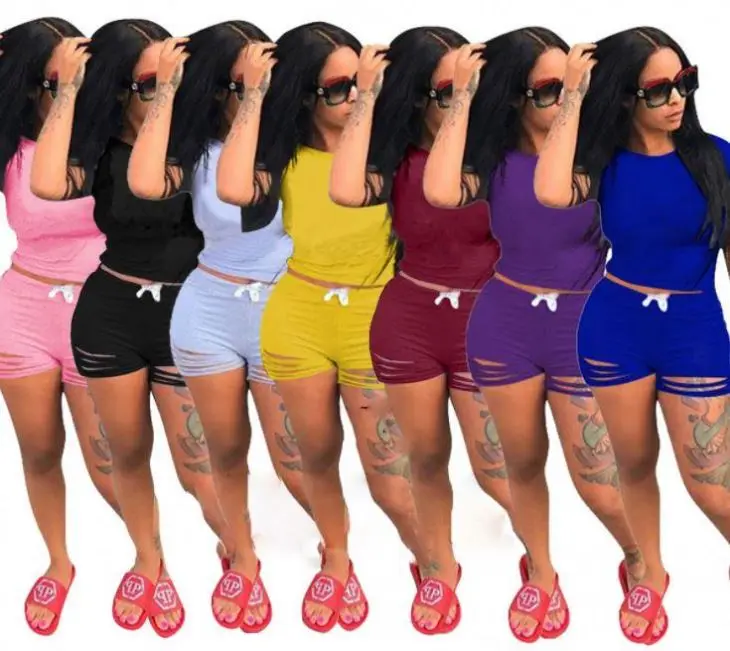 2021 Trending Summer Casual Drawstring Plus Size Two Piece Women Suit Clothing Short Set For Woman, Customized
2021 Trending Summer Casual Drawstring Plus Size Two Piece Women Suit Clothing Short Set For Woman, Customized
